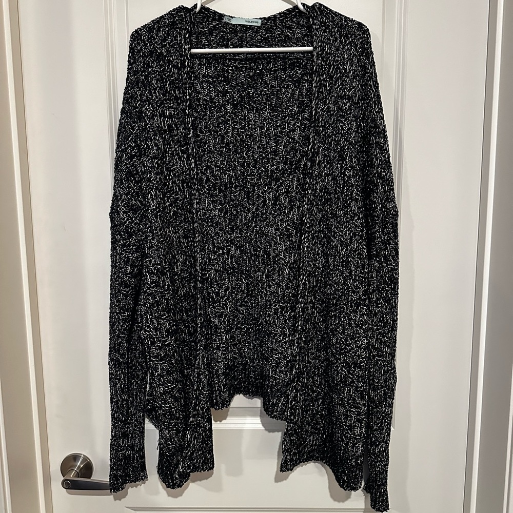 Maurice’s Woven Black and White Cardigan